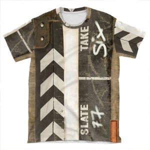 Clapper Board 2 AOP T-shirt Tee