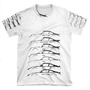 Classic Cars Porsche AOP T-shirt Tee