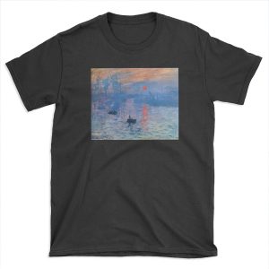 CLAUDE MONET, Impression, Sunrise. T-shirt Tee