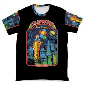 Clowns Are Funny AOP T-shirt Tee