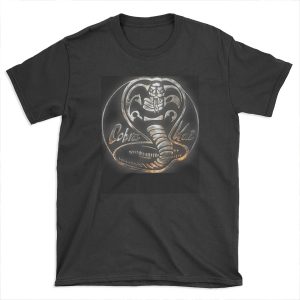 Cobra Kai Rusted Steel Snake Logo T-shirt Tee
