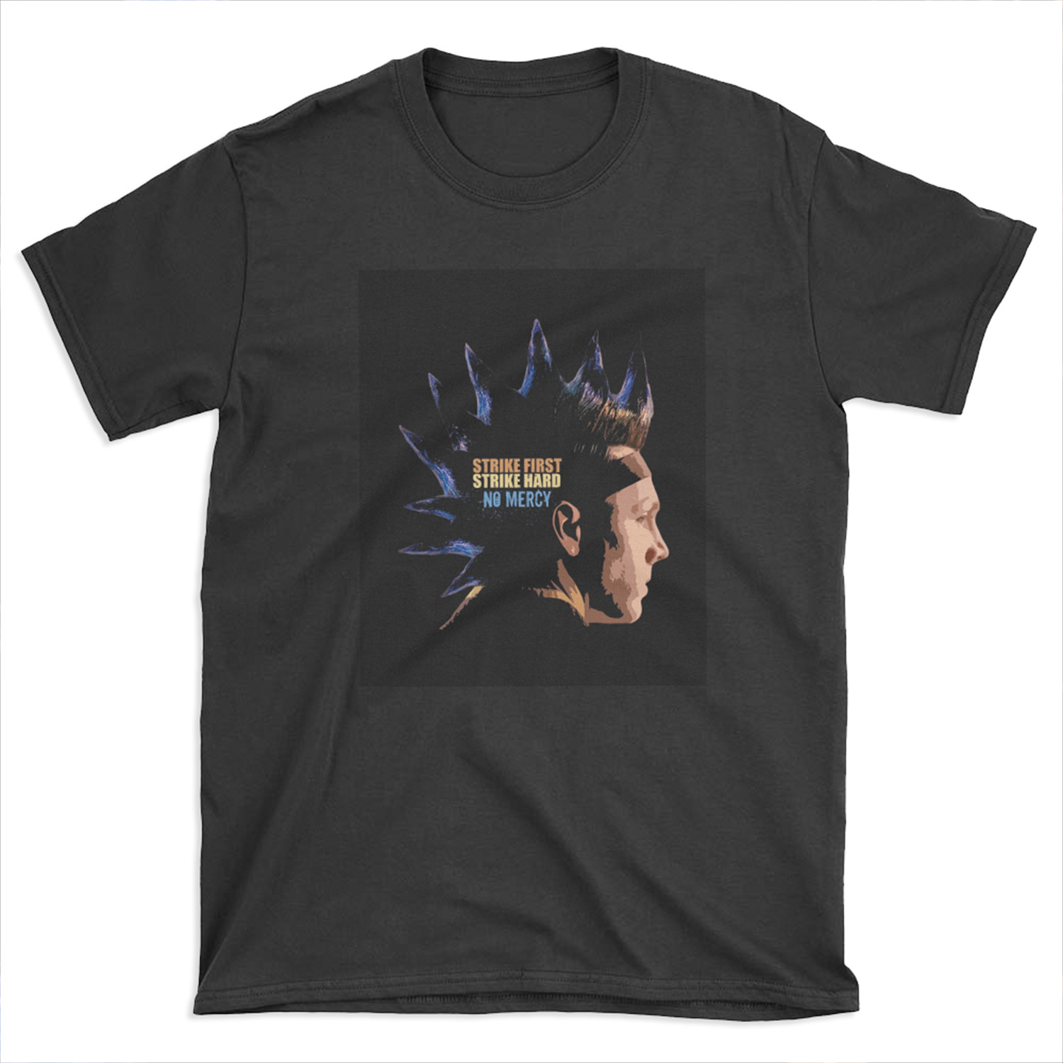 Cobra Kai - The Hawk Strike first strike hard no mercy T-shirt Tee