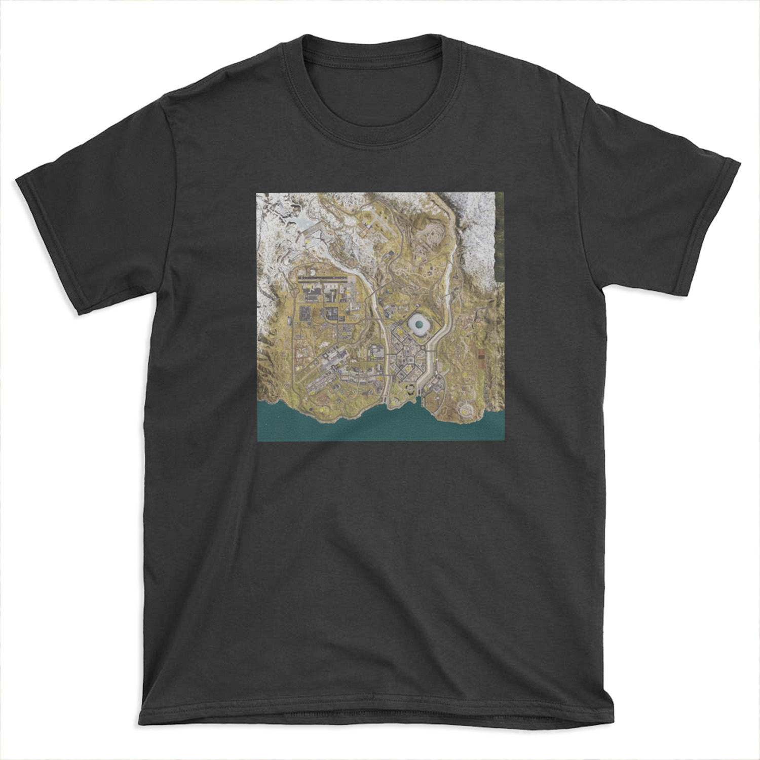 COD WARZONE MAP T-shirt Tee