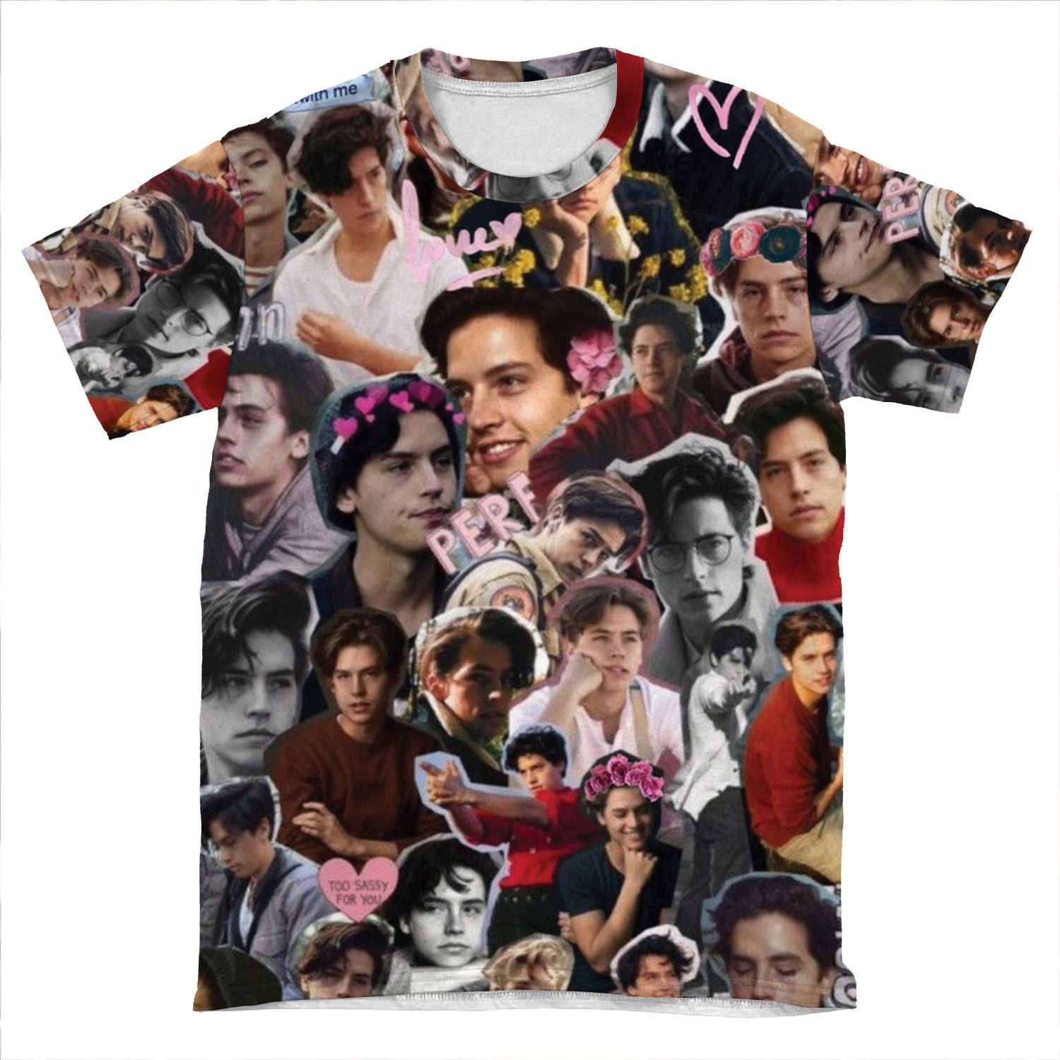 Cole Sprouse Collage 2 AOP T-shirt Tee