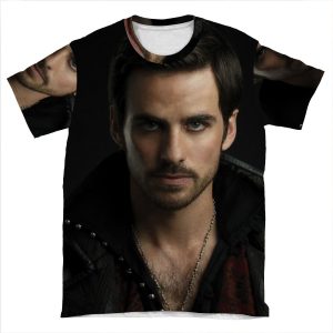 Colin O'Donoghue As Captain Hook AOP T-shirt Tee
