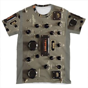 Collins R-390 Radio Receiver AOP T-shirt Tee