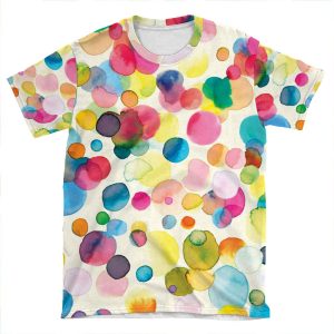 Color Drops AOP T-shirt Tee