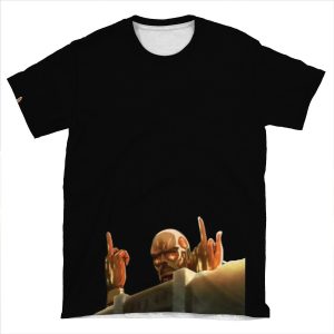 Colossal Titan Attack On Titans (Snk) Funny Design AOP T-shirt Tee
