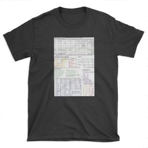 Colourful IPA Chart T-shirt Tee