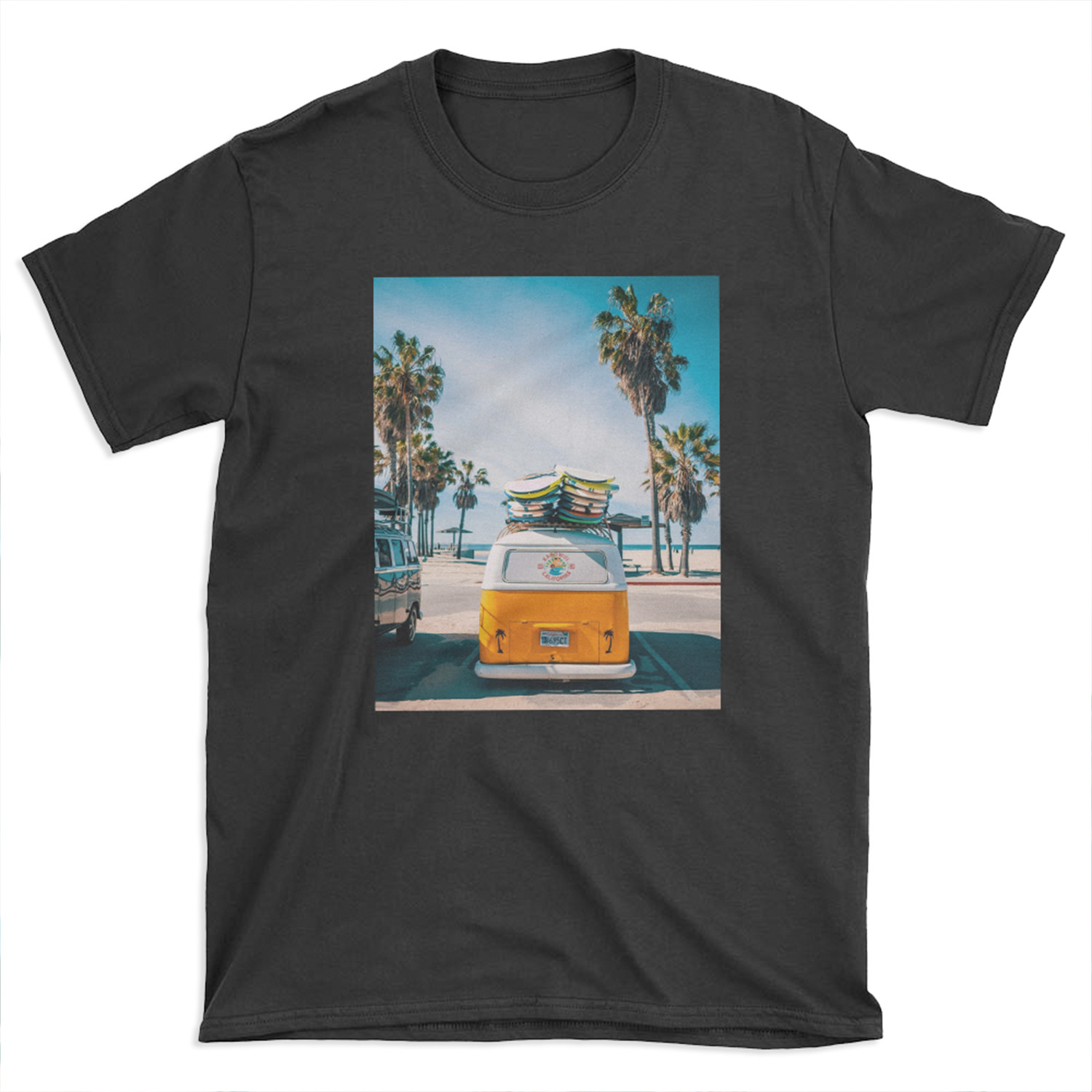 Combi van surf T-shirt Tee