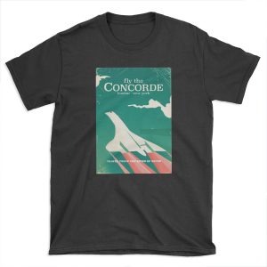 Concorde Vintage Holiday poster T-shirt Tee