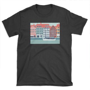 Copenhagen travel poster T-shirt Tee