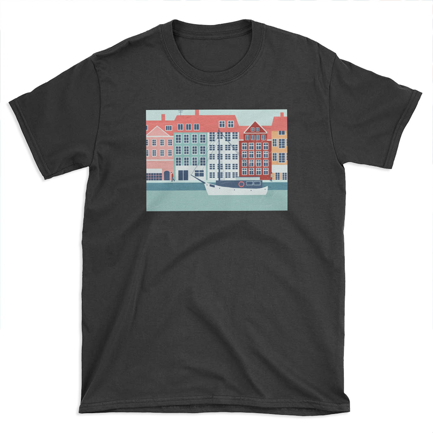 Copenhagen travel poster T-shirt Tee