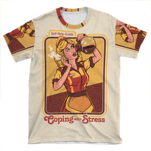 Coping With Stress AOP T-shirt Tee