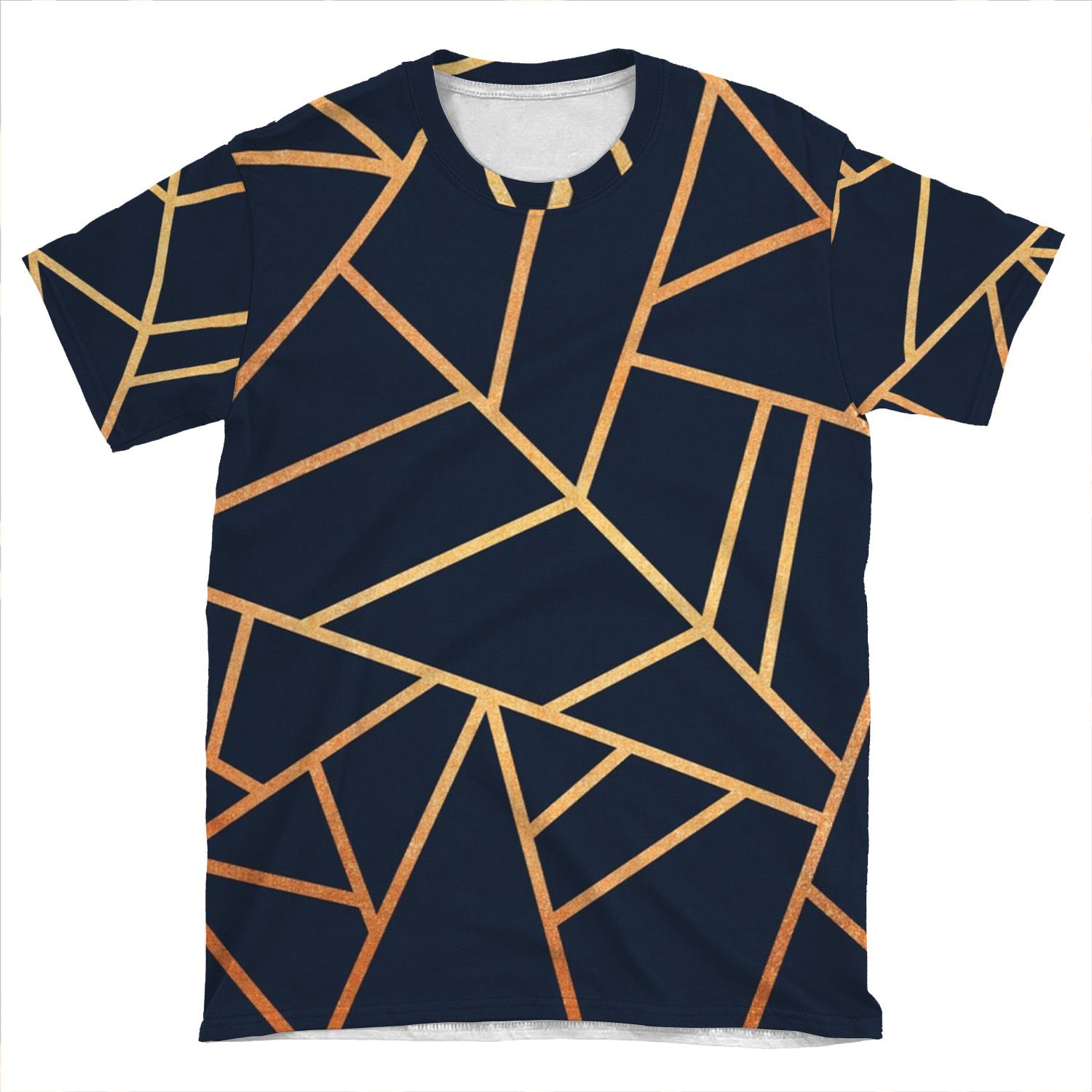 Copper And Midnight Navy AOP T-shirt Tee