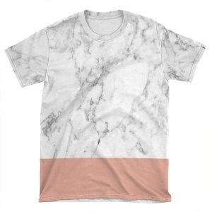 Coral Marble AOP T-shirt Tee