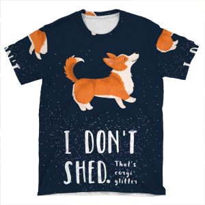 Corgi Glitter (Pembroke Welsh Corgi) AOP T-shirt Tee