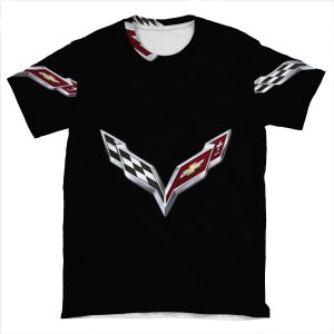 Corvette Logo 2 AOP T-shirt Tee