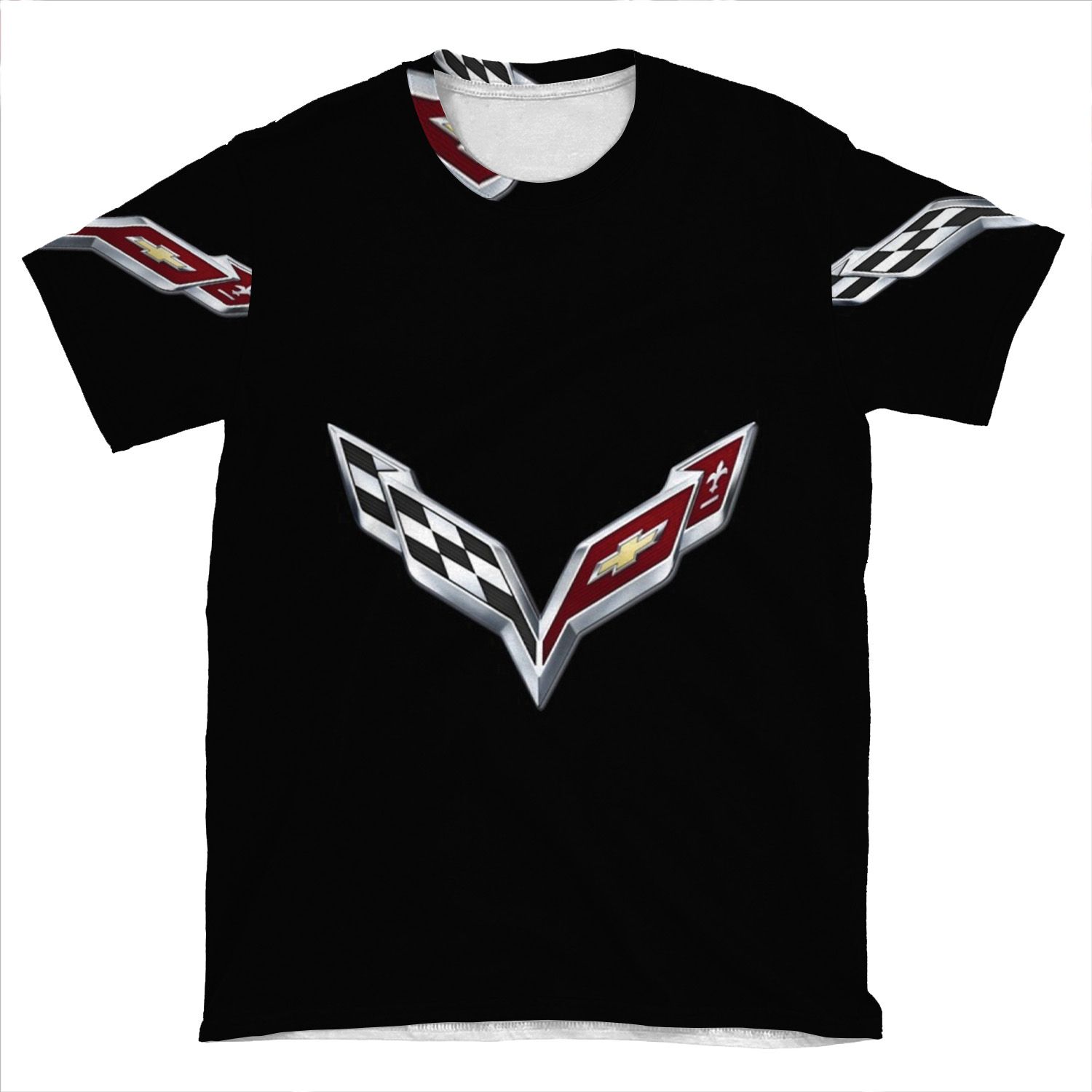 Corvette Logo 2 AOP T-shirt Tee