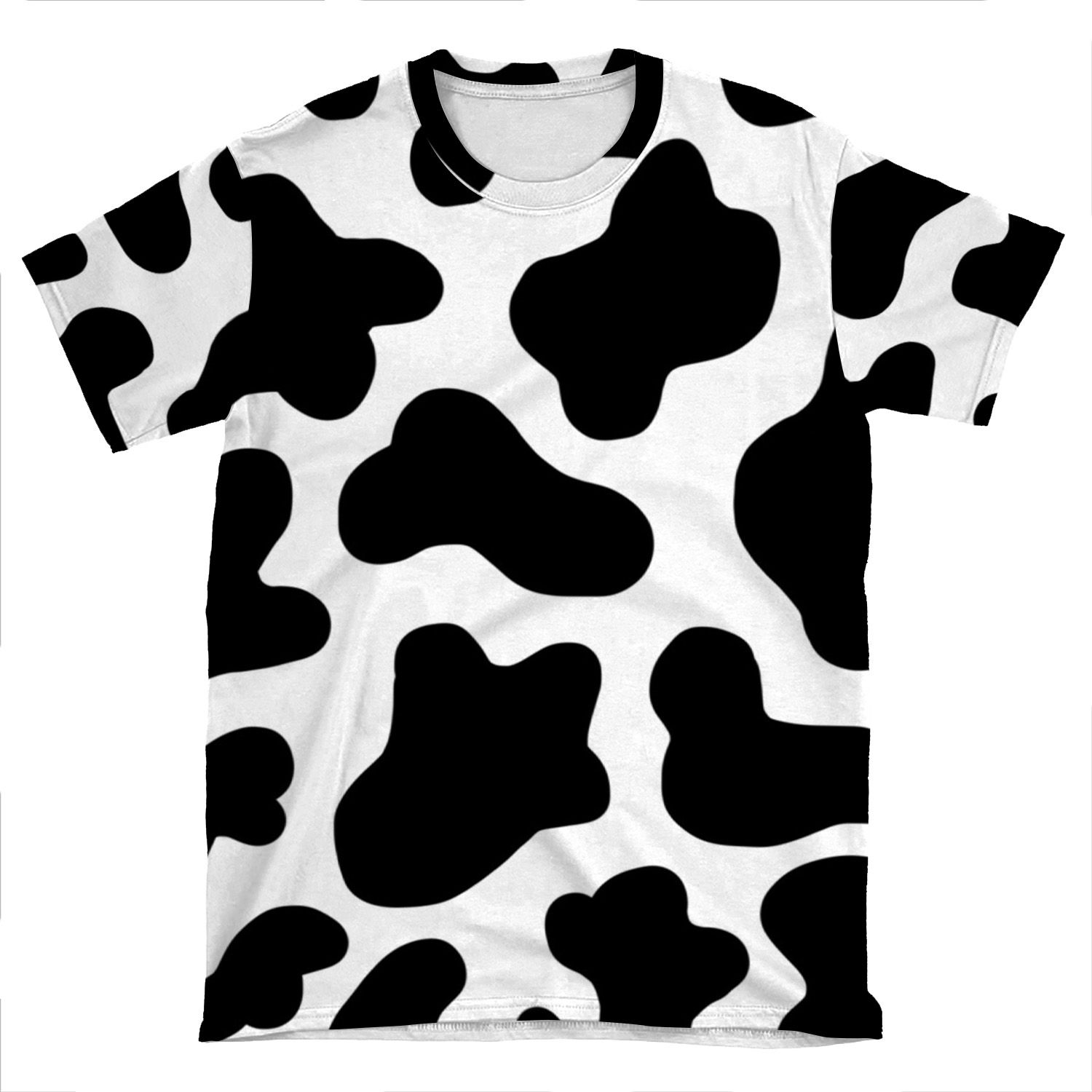 Cow Print 2 AOP T-shirt Tee