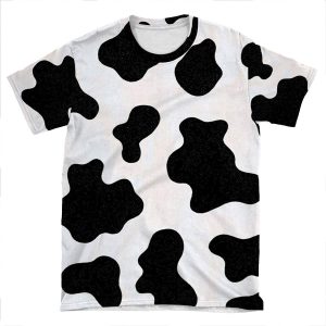 Cow Print AOP T-shirt Tee
