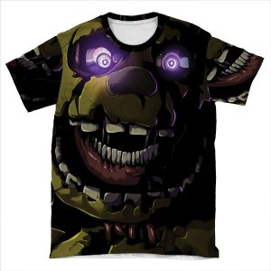 Creepy Springtrap Design (Fnaf) AOP T-shirt Tee