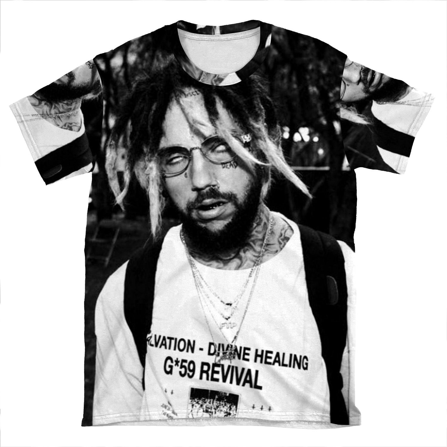 $ Crim Lollapaloza G59 AOP T-shirt Tee