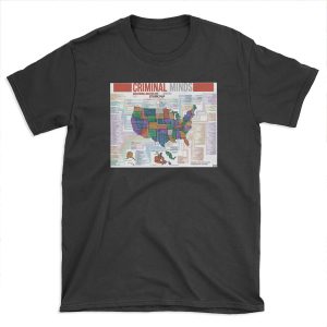 Criminal Minds Episode Map T-shirt Tee