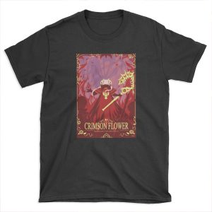 Crimson Flower T-shirt Tee