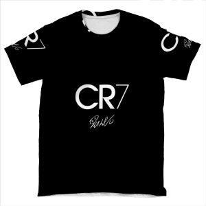 Cristiano Ronaldo Cr7 Signature AOP T-shirt Tee