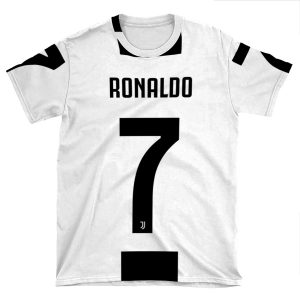 Cristiano Ronaldo Juventus AOP T-shirt Tee
