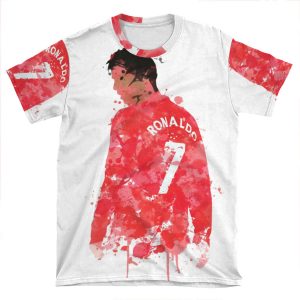 Cristiano Ronaldo - Manchester United Legend Art AOP T-shirt Tee