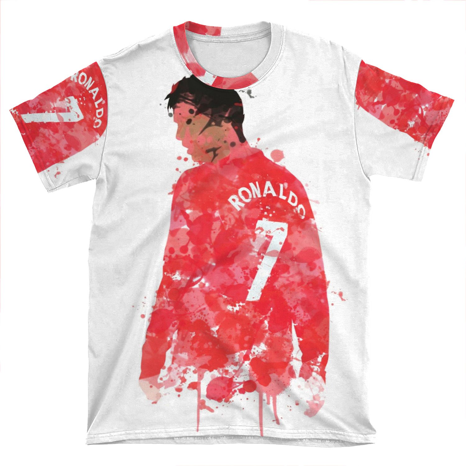 Cristiano Ronaldo - Manchester United Legend Art AOP T-shirt Tee
