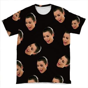 Crying Kim Kardashian 2 AOP T-shirt Tee