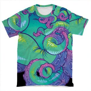 Cthulhu Tentacles AOP T-shirt Tee