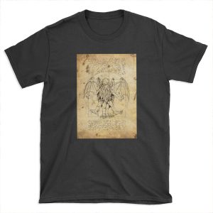 Cthulhu Vitruvian T-shirt Tee