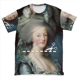 Cut Here - Marie Antoinette AOP T-shirt Tee