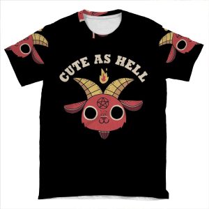 Cute As Hell AOP T-shirt Tee