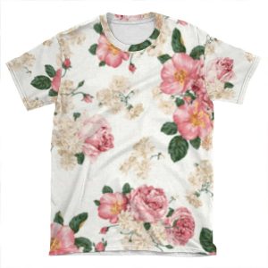 Cute Floral AOP T-shirt Tee