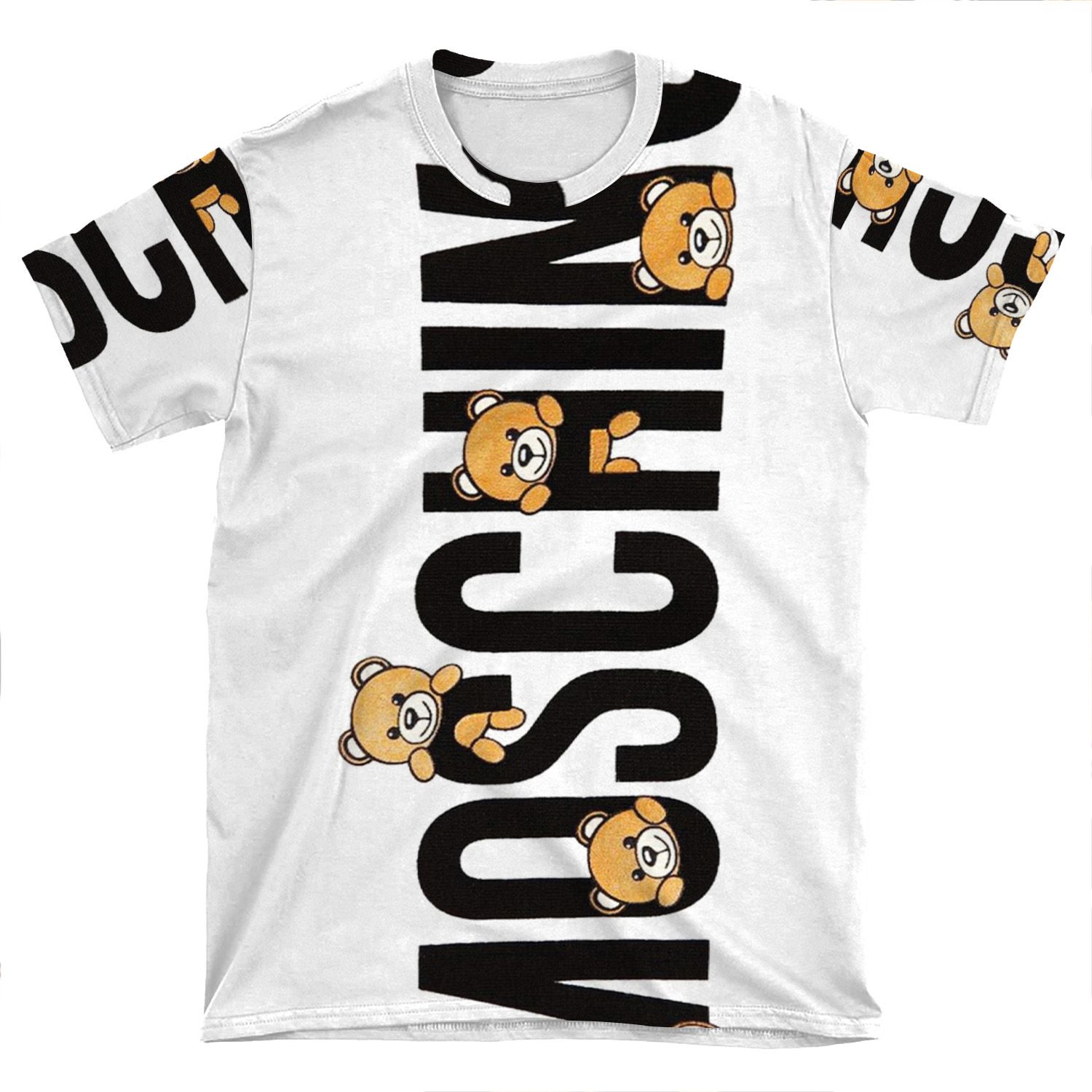 Cute Moschino Teddy Bear AOP T-shirt Tee