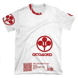 Cyberpunk Arasaka White AOP T-shirt Tee