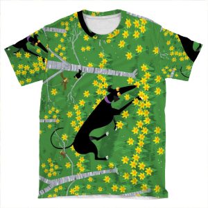 Daffodil Hound AOP T-shirt Tee