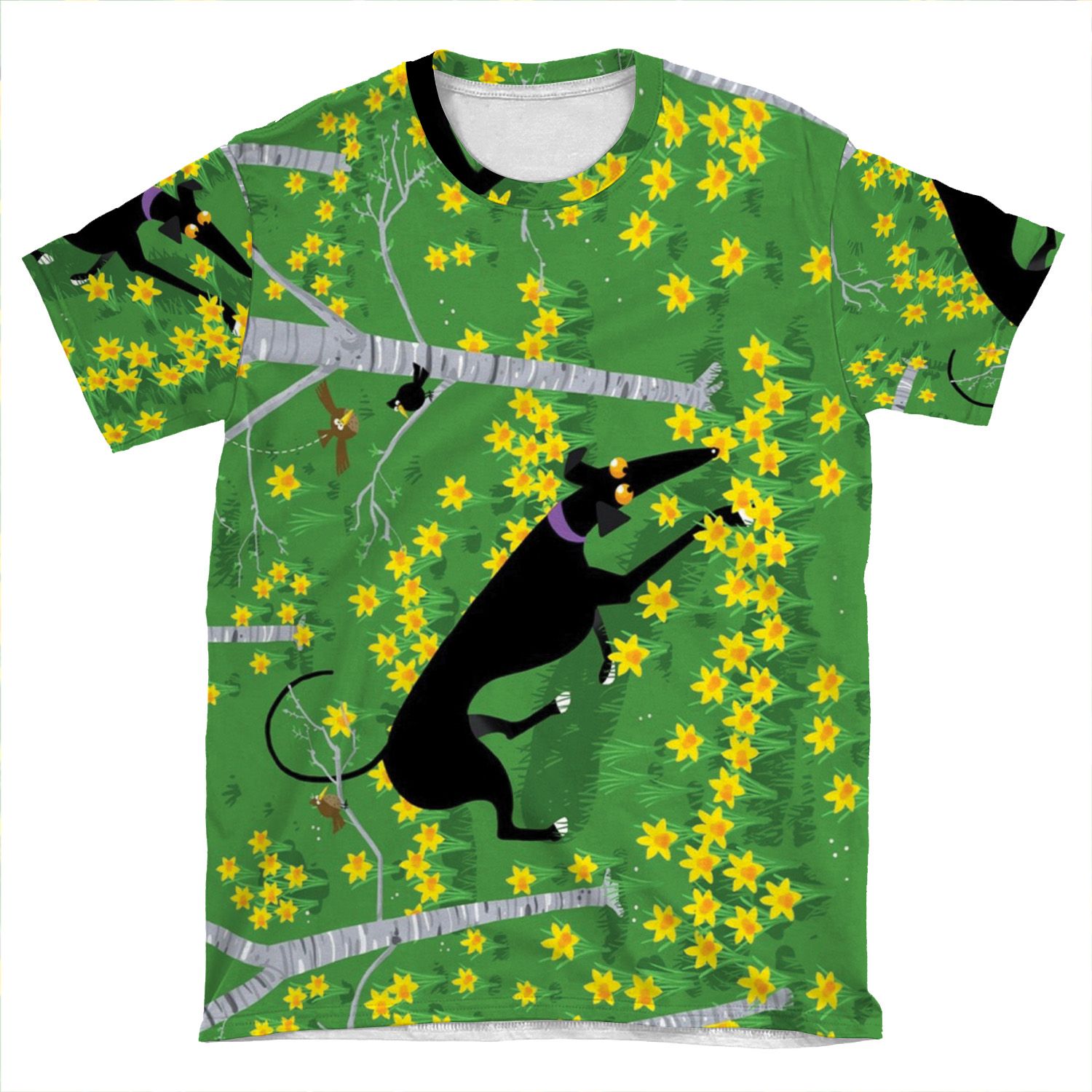 Daffodil Hound AOP T-shirt Tee