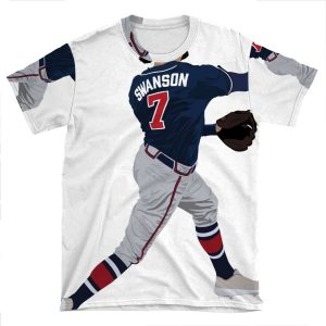 Dansby Swanson AOP T-shirt Tee