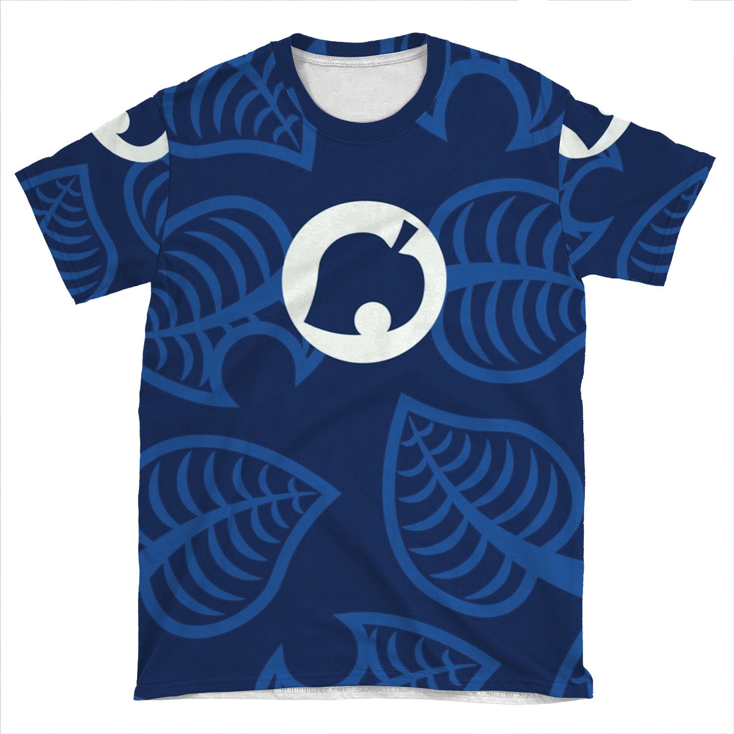 Dark Blue Nook Phone Inspired Design AOP T-shirt Tee