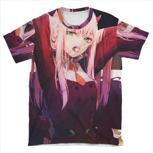 Darling In The Franxx Phone AOP T-shirt Tee