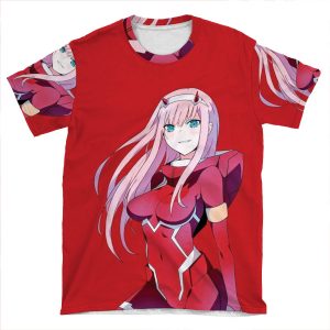 Darling In The Franxx Zero-Two Phonecase AOP T-shirt Tee