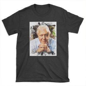 David Attenborough Watercolour T-shirt Tee