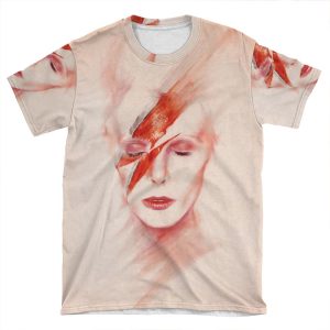 David Bowie Icon Portrait AOP T-shirt Tee