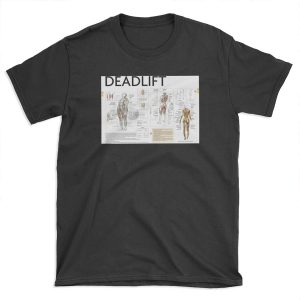 Deadlift - Exercise Diagram T-shirt Tee